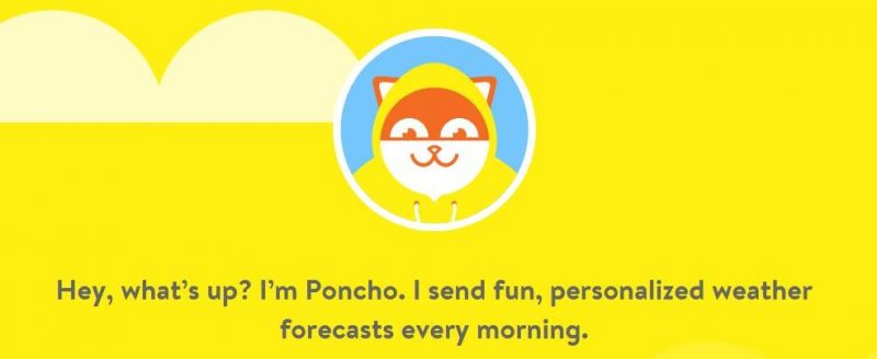 chatbot-app-poncho-website-scherm